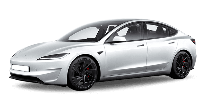 Renting Coches Eléctricos Tesla Model 3Performance Blanco Perla Multicapas