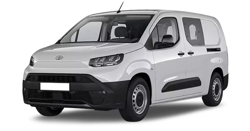 Renting Coches Eléctricos Toyota Proace CityCombi 50kW EV N1 L2 GX Blanco Polar