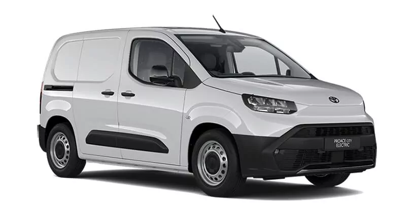 Renting Coches Eléctricos Toyota Proace CityVAN 50kW EV L1 GX Blanco Polar