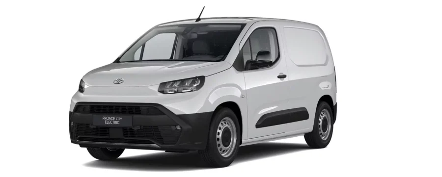 Renting Coches Eléctricos Toyota Proace CityVAN 50kW EV L1 GX Blanco Polar