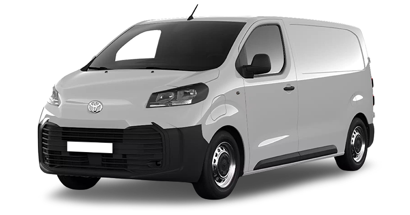 Renting Coches Eléctricos Toyota Proace-VAN EV L1 GX 75kWh Blanco Polar