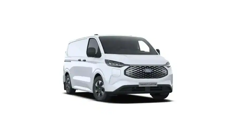 Renting Coches Eléctricos Ford TransitCustom Van 320 L1 BEV automática Trend Blanco