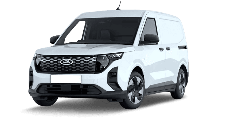 Renting Coches Eléctricos Ford TRANSIT COURIERVan BEV 54kWh 100kW Trend Auto Blanco