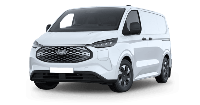 Renting Coches Eléctricos Ford TransitCustom Van 320 L1 BEV automática Trend Blanco