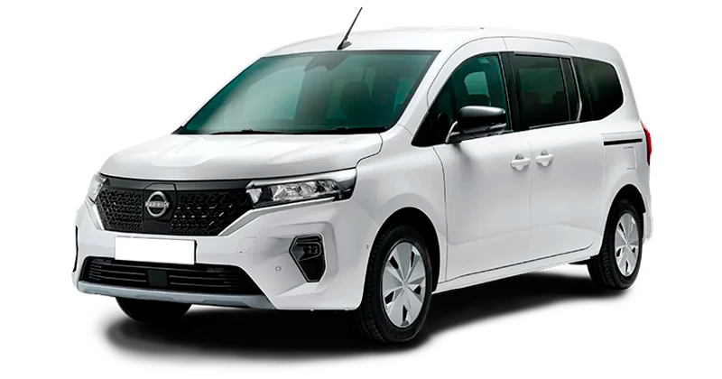 Renting Coches Eléctricos Nissan TownstarCombi L1 45kWh N-Connecta Blanco