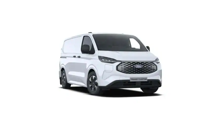 Renting Coches Eléctricos Ford TransitCustom Van 320 L1 BEV automática Trend Blanco